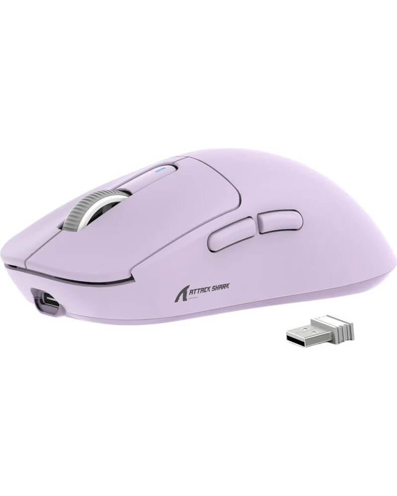 Ігрова миша Attack Shark X3 Gaming Mouse Purple (AS-X3-PL)